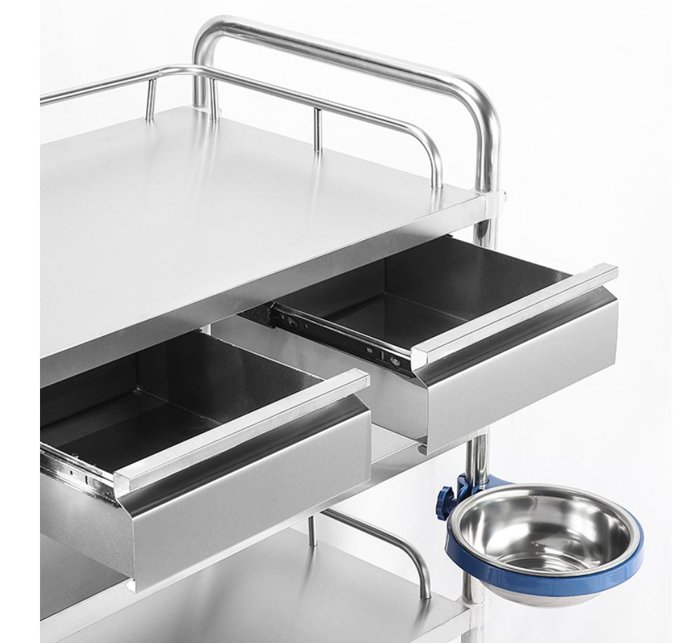 Stainless Steel Medical Beauty Trolley Dressing Cart Mask Queen Nepal