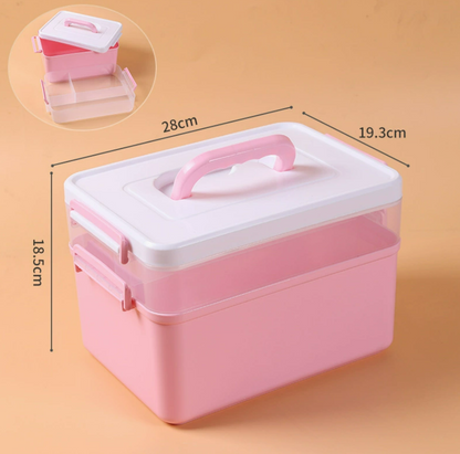 Multi-Layer Professional Nail Art Organizer Case Mask Queen Nepal