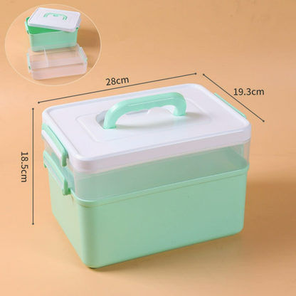 Multi-Layer Professional Nail Art Organizer Case Mask Queen Nepal