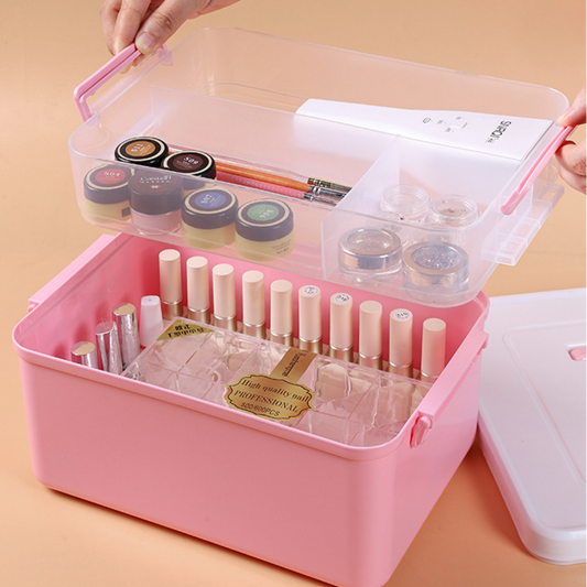 Multi-Layer Professional Nail Art Organizer Case Mask Queen Nepal