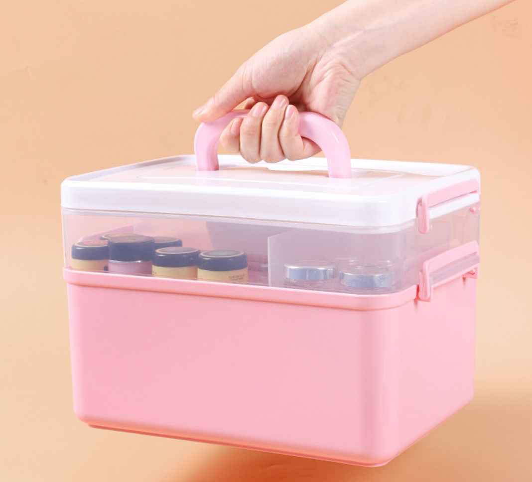 Multi-Layer Professional Nail Art Organizer Case Mask Queen Nepal