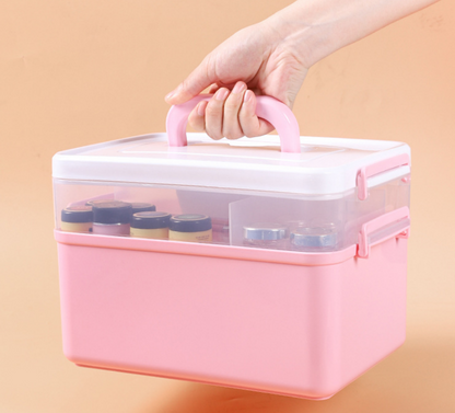 Multi-Layer Professional Nail Art Organizer Case Mask Queen Nepal