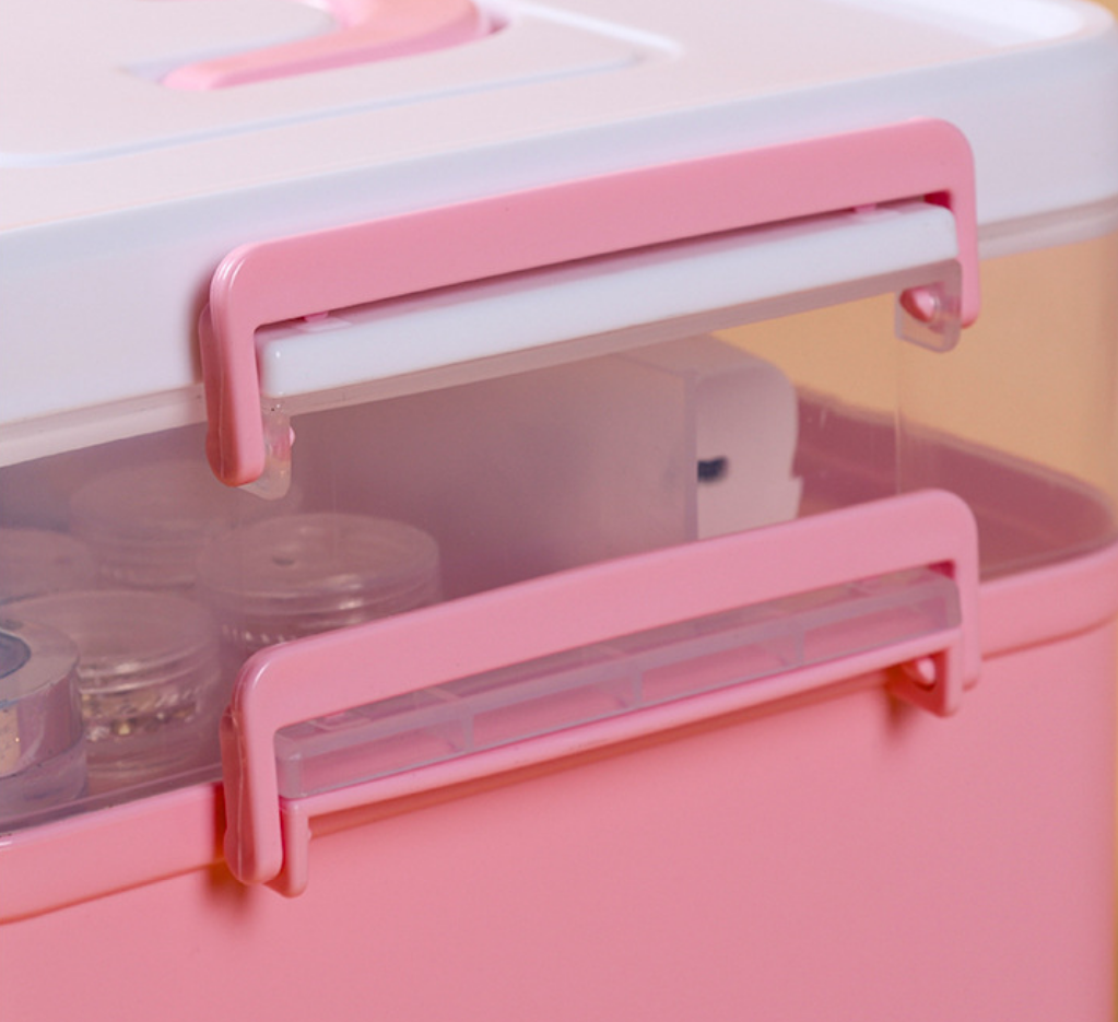 Multi-Layer Professional Nail Art Organizer Case Mask Queen Nepal