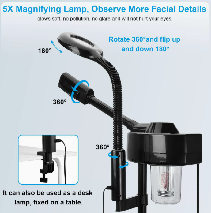 Facial Steamer - Warm Mist Humidifier Mask Queen Nepal