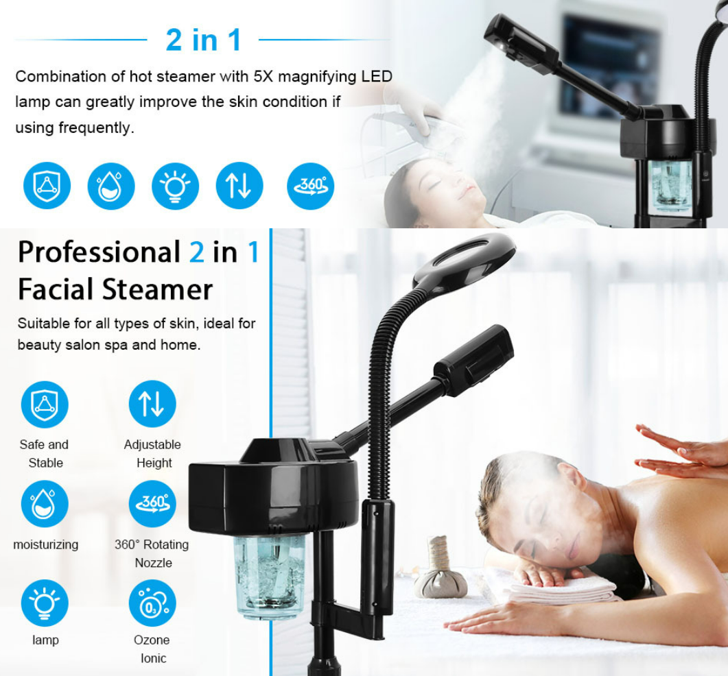 Facial Steamer - Warm Mist Humidifier Mask Queen Nepal