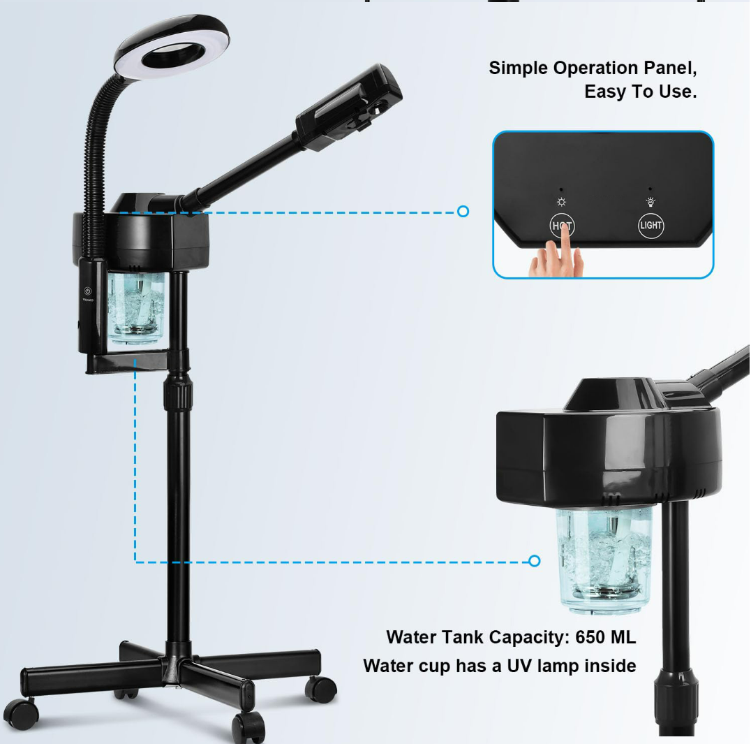 Facial Steamer - Warm Mist Humidifier Mask Queen Nepal