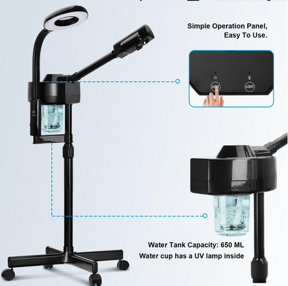 Facial Steamer - Warm Mist Humidifier Mask Queen Nepal