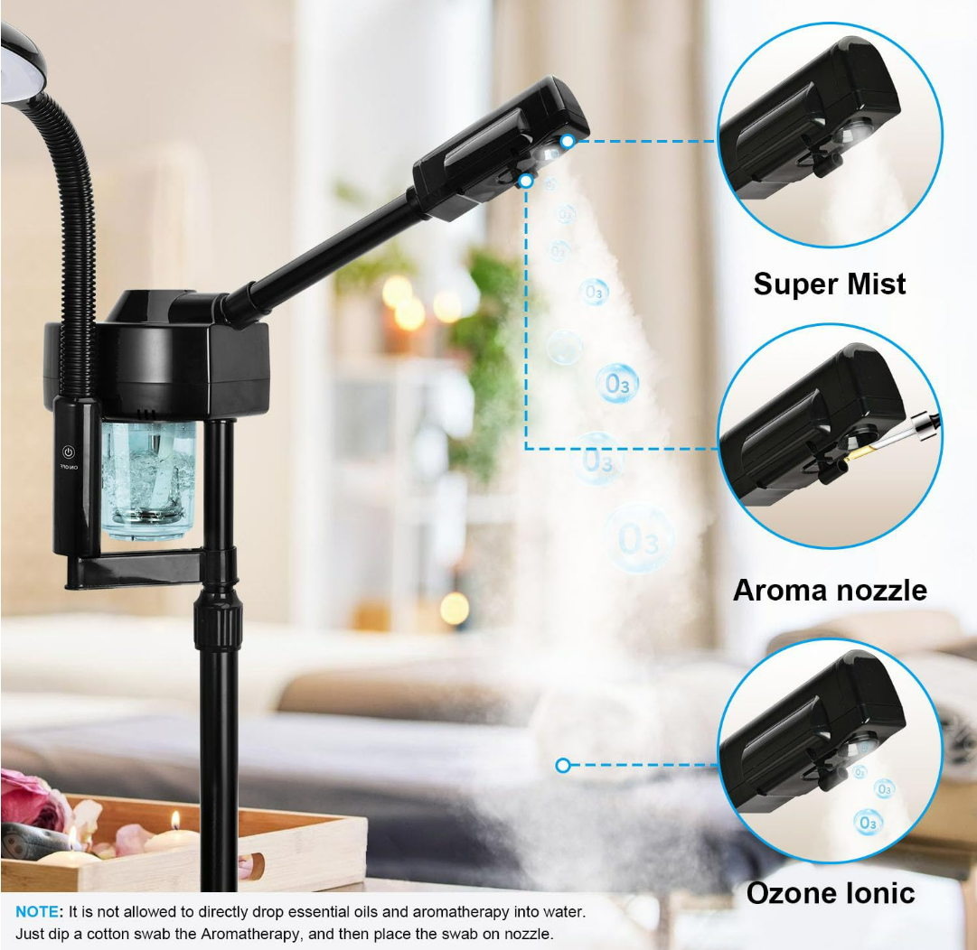 Facial Steamer - Warm Mist Humidifier Mask Queen Nepal