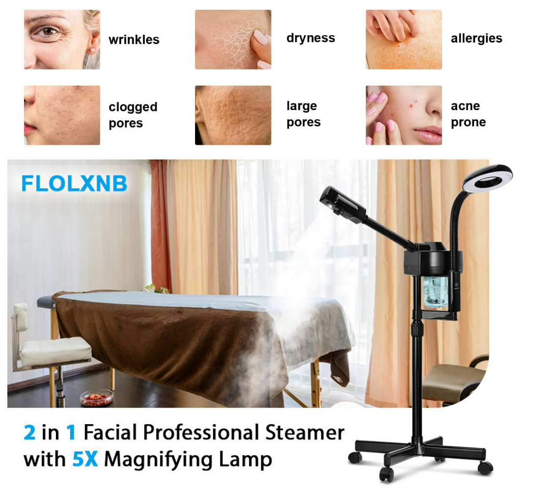 Facial Steamer - Warm Mist Humidifier Mask Queen Nepal