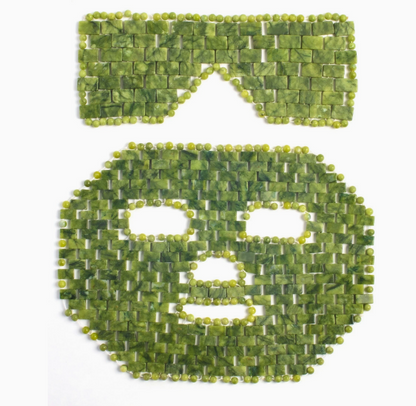 Real Jade Full Face Mask & Eye Mask For Beauty Care Mask Queen Nepal