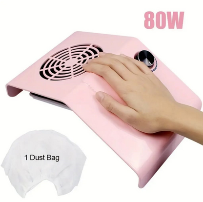 858-2 Strong Power Nail Vaccum Dust Collector 80W Mask Queen Nepal