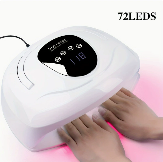 Sun X18 Max UV LED Nail Lamp 84 LEDS 380W Nail Dryer Mask Queen Nepal