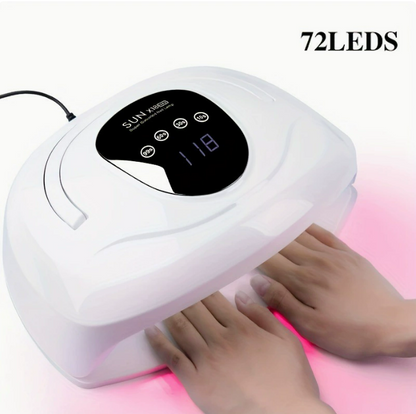 Sun X18 Max UV LED Nail Lamp 84 LEDS 380W Nail Dryer Mask Queen Nepal