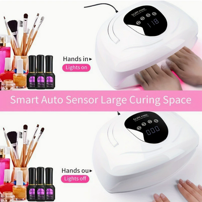 Sun X18 Max UV LED Nail Lamp 84 LEDS 380W Nail Dryer Mask Queen Nepal
