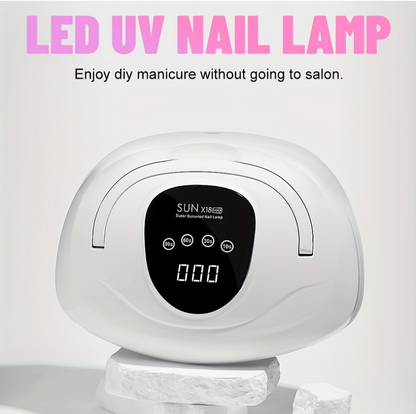 Sun X18 Max UV LED Nail Lamp 84 LEDS 380W Nail Dryer Mask Queen Nepal