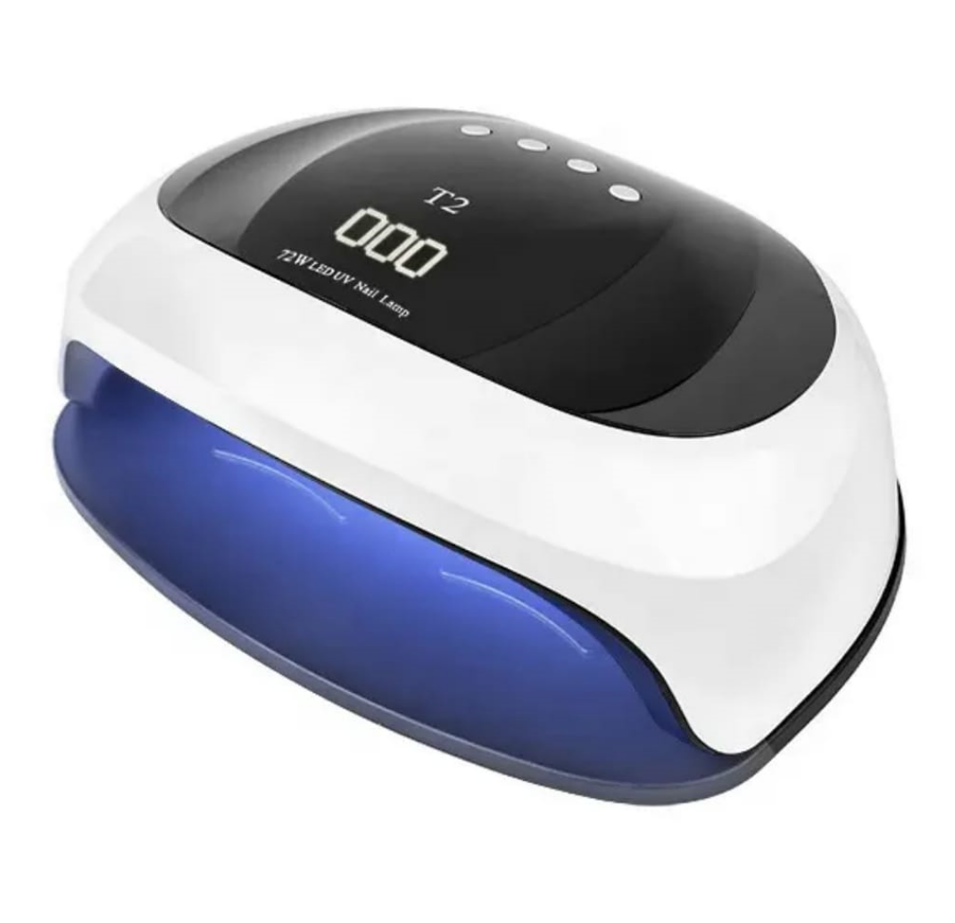 T2 UV LED Light For Gel Nails (Hands+Feet) 72W Mask Queen Nepal