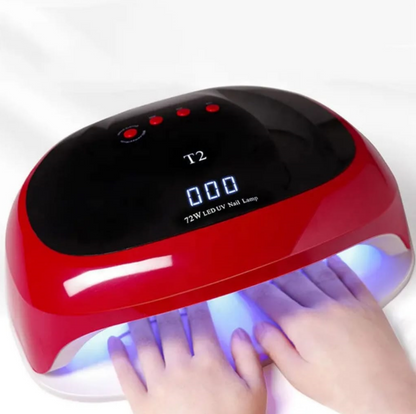 T2 UV LED Light For Gel Nails (Hands+Feet) 72W Mask Queen Nepal