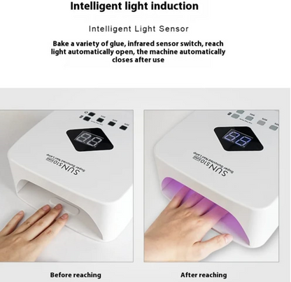 S10 MAX Rechargeable UV LED Nail Lamp Mask Queen Nepal