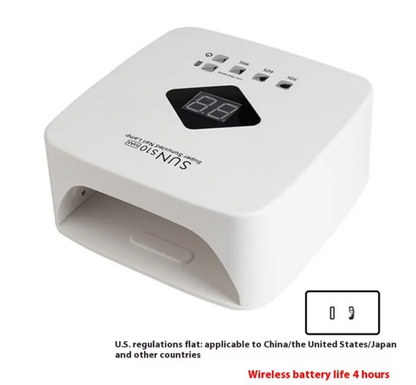 S10 MAX Rechargeable UV LED Nail Lamp Mask Queen Nepal