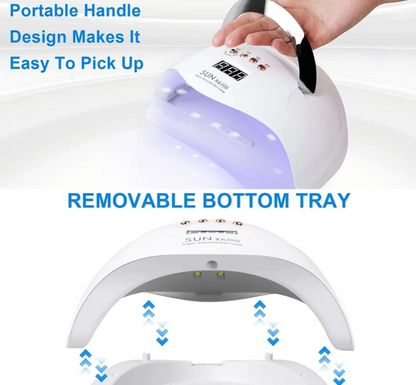 SUN X6 MAX UV LED Light For Gel Nails 220W Mask Queen Nepal