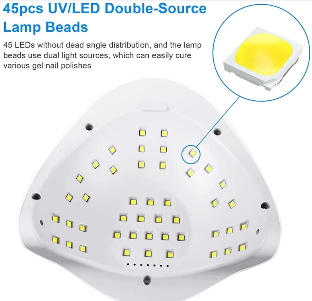 SUN X6 MAX UV LED Light For Gel Nails 220W Mask Queen Nepal