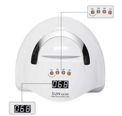 SUN X6 MAX UV LED Light For Gel Nails 220W Mask Queen Nepal