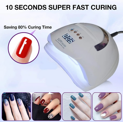 SUN X6 MAX UV LED Light For Gel Nails 220W Mask Queen Nepal