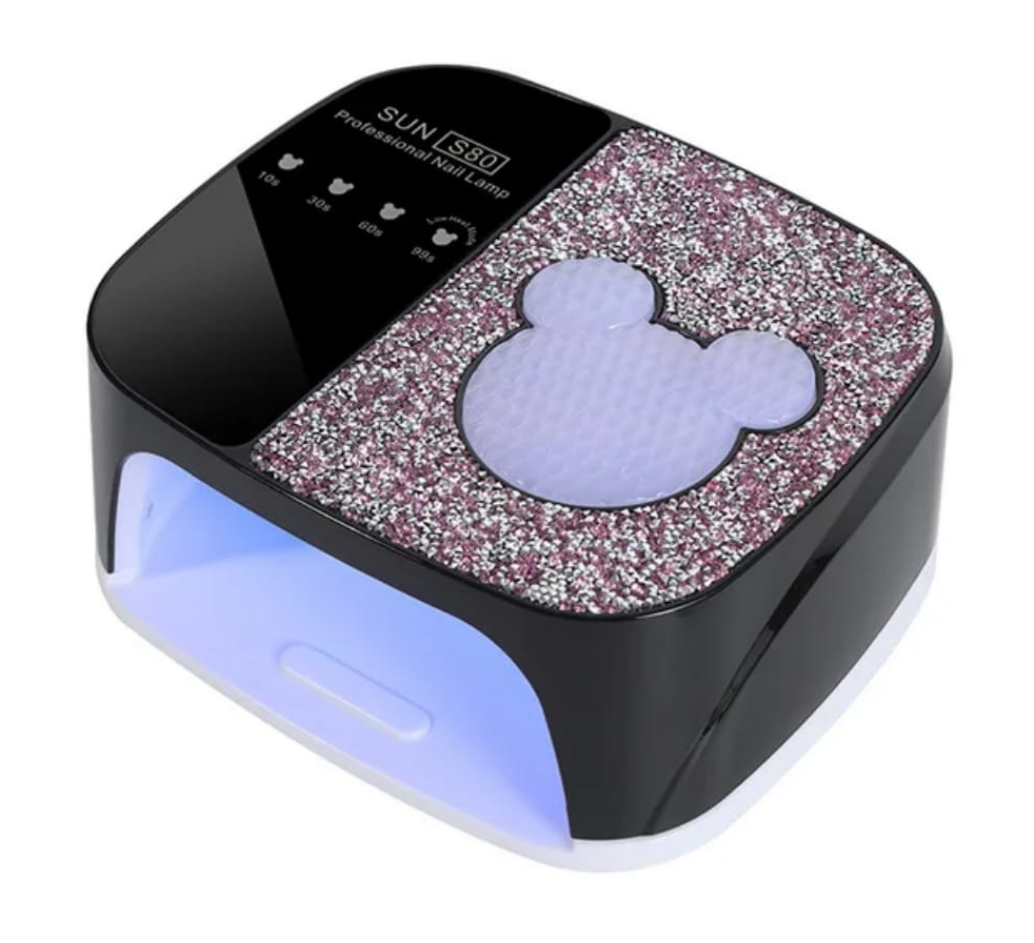 S80 UV LED Nail Lamp Diamond Heart Shape 168W Mask Queen Nepal