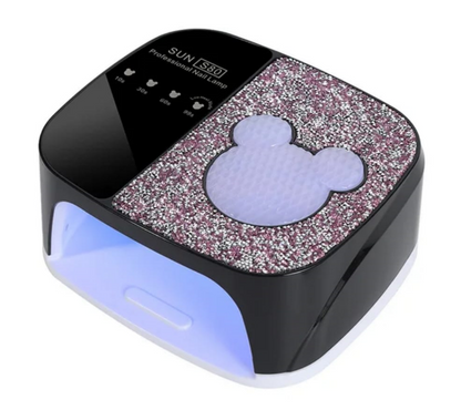 S80 UV LED Nail Lamp Diamond Heart Shape 168W Mask Queen Nepal