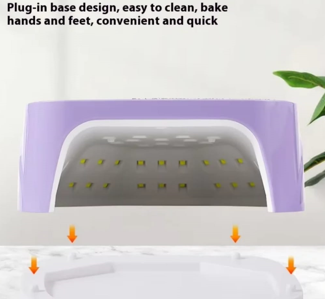 S80 UV LED Nail Lamp Diamond Heart Shape 168W Mask Queen Nepal