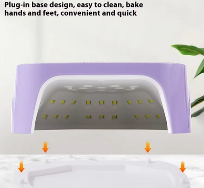 S80 UV LED Nail Lamp Diamond Heart Shape 168W Mask Queen Nepal