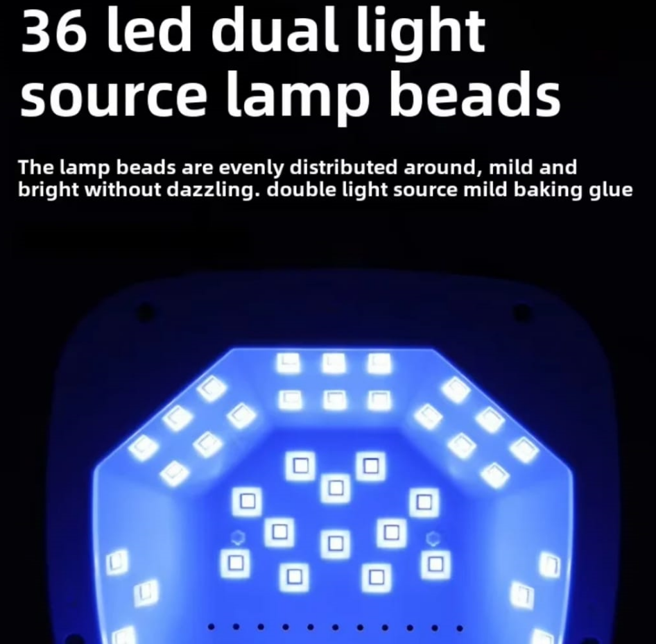 S80 UV LED Nail Lamp Diamond Heart Shape 168W Mask Queen Nepal