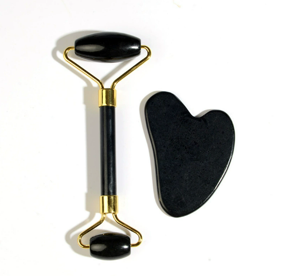 Real Jade Facial Roller Set 3pcs Jade Stone Roller Massager Mask Queen Nepal