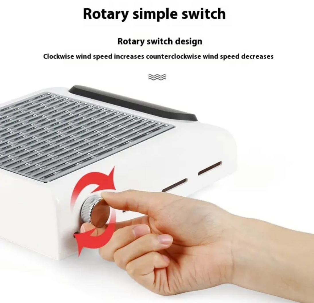 BQ858-1 Nail Dust Collector 80W. Mask Queen Nepal