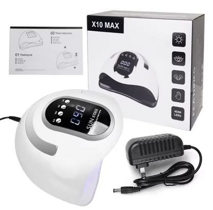 SUN X10 MAX UV LED Light For Gel Nails 180W Mask Queen Nepal