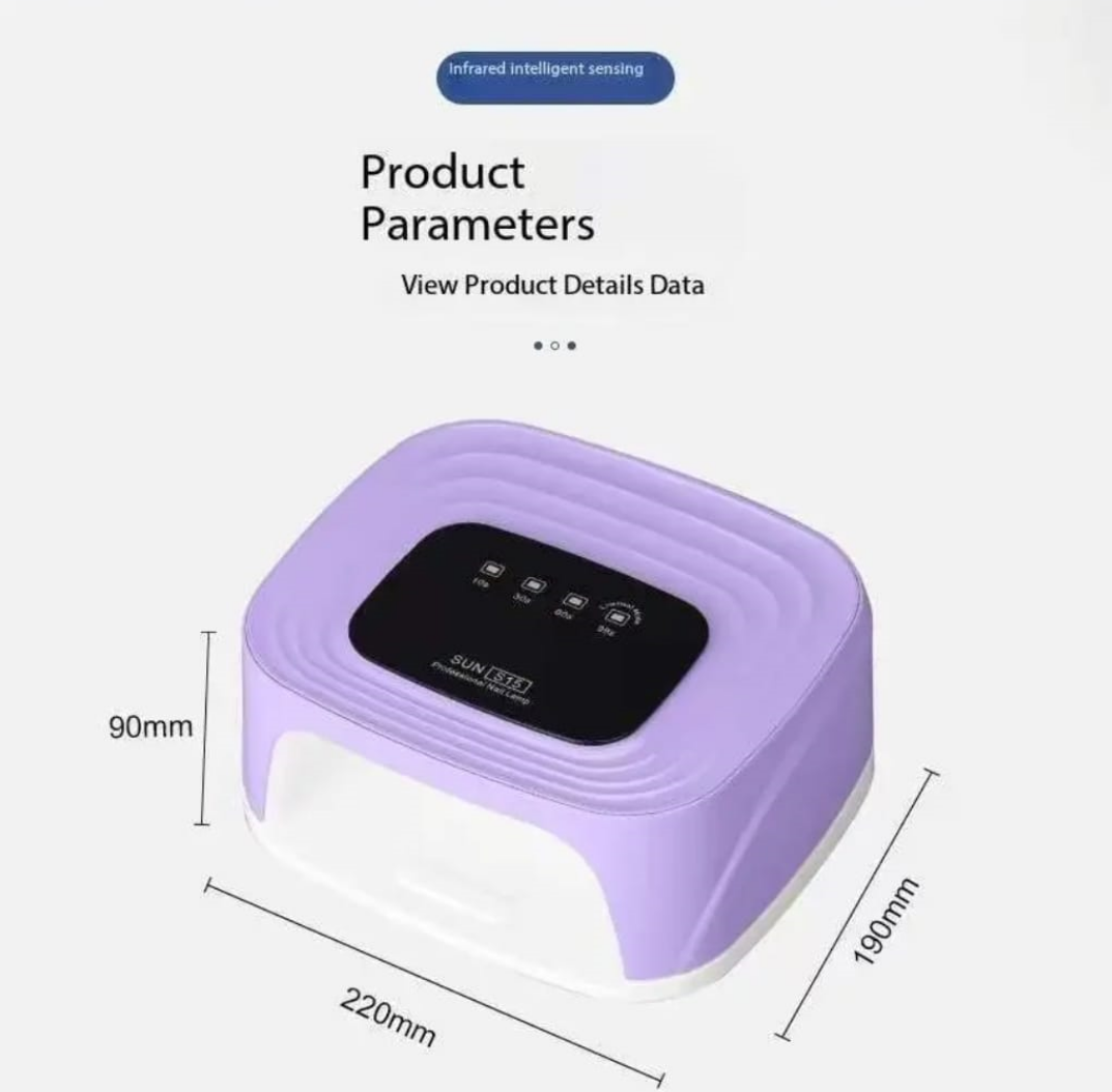 SUN S15 UV LED Light For Gel Nails 108W Mask Queen Nepal