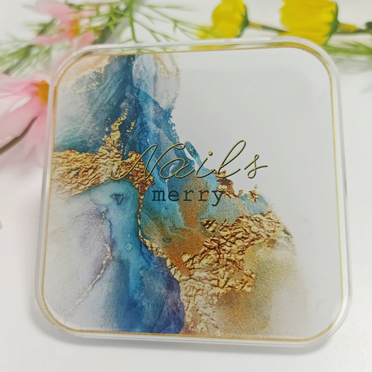 Nail Art Display Board Reusable Resin Colour Mixing Palette Mask Queen Nepal