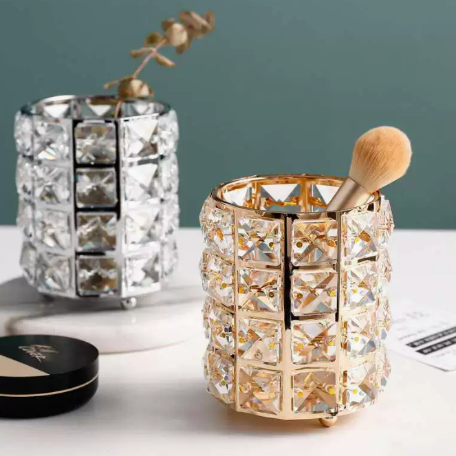 Crystal Brush Holder Storage Cubes For Organizing Mask Queen Nepal