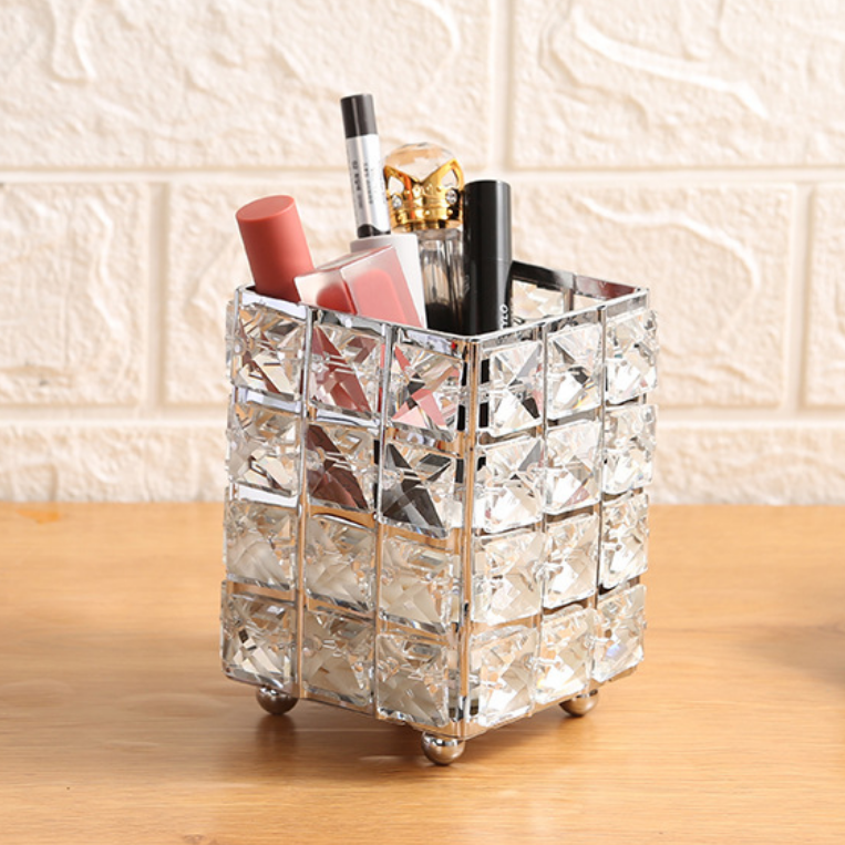 Crystal Brush Holder Storage Cubes For Organizing Mask Queen Nepal