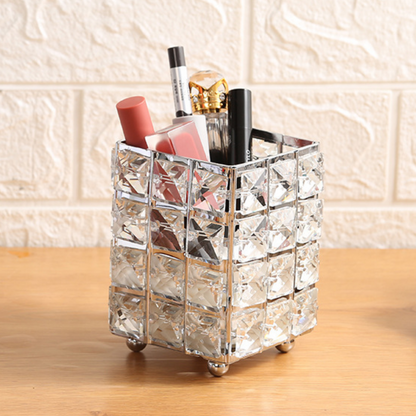 Crystal Brush Holder Storage Cubes For Organizing Mask Queen Nepal