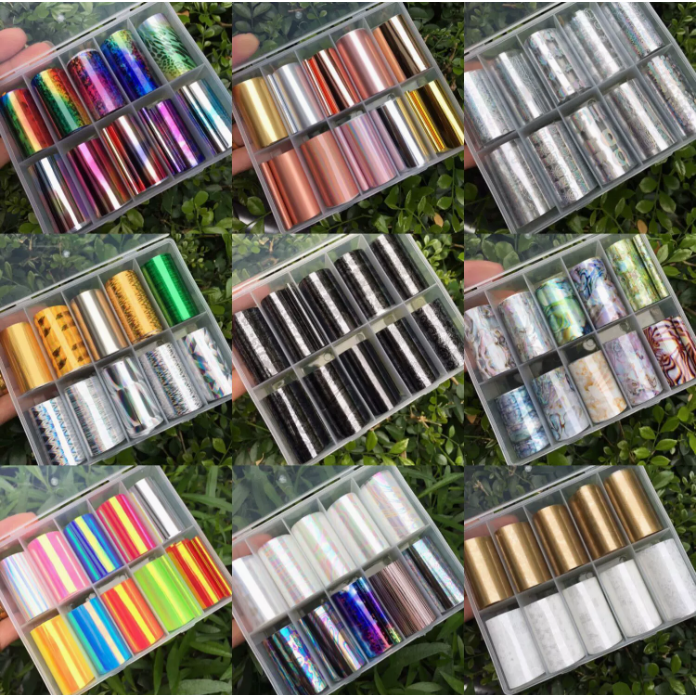 Nail Art Foil Paper (4cm*50cm*10Roll) Mask Queen Nepal