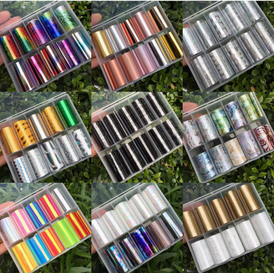 Nail Art Foil Paper (4cm*50cm*10Roll) Mask Queen Nepal