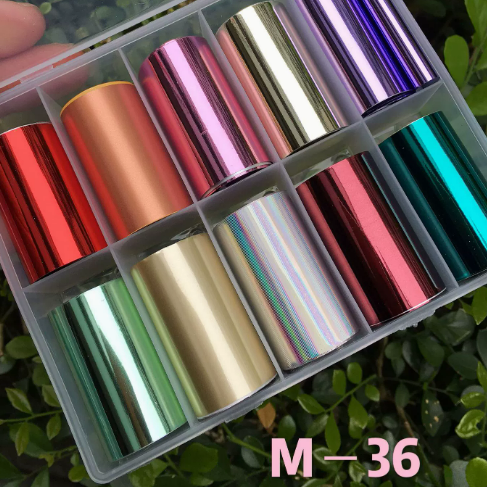 Nail Art Foil Paper (4cm*50cm*10Roll) Mask Queen Nepal