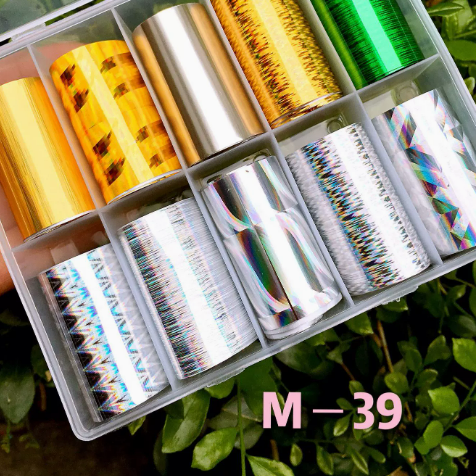 Nail Art Foil Paper (4cm*50cm*10Roll) Mask Queen Nepal