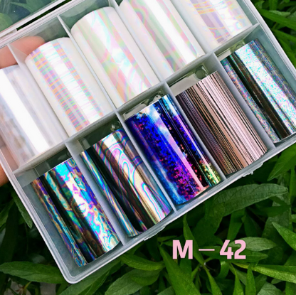 Nail Art Foil Paper (4cm*50cm*10Roll) Mask Queen Nepal