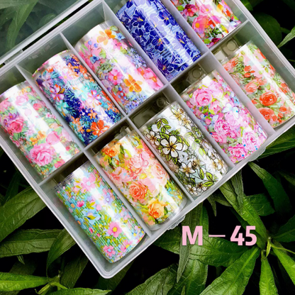 Nail Art Foil Paper (4cm*50cm*10Roll) Mask Queen Nepal