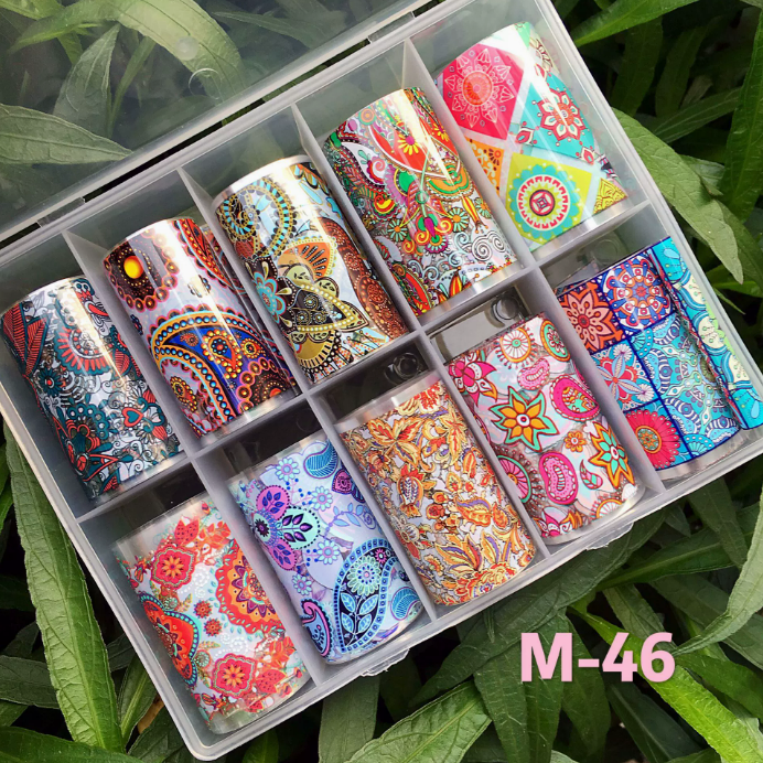 Nail Art Foil Paper (4cm*50cm*10Roll) Mask Queen Nepal