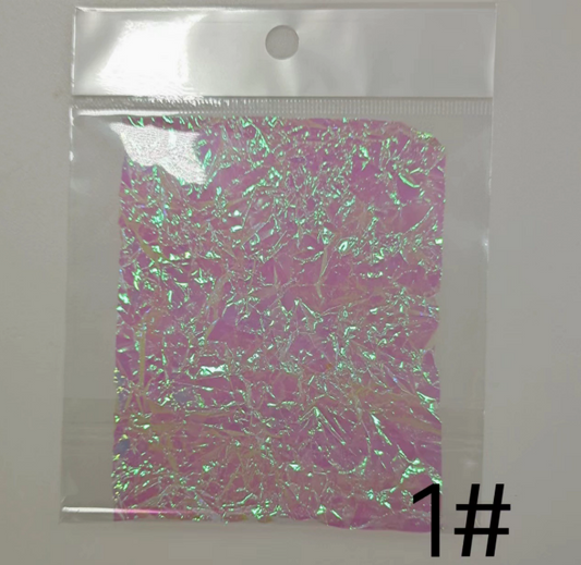 Nail Foil Transfer Sticker Decals Colorful Holographic Transfer Mask Queen Nepal