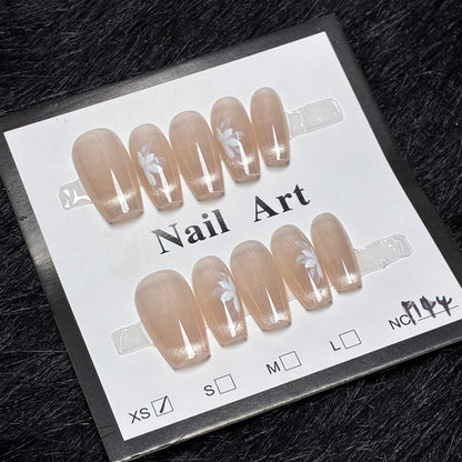 Press On Nails 10Pcs Code-F (100+) Easy Beauty Nepal