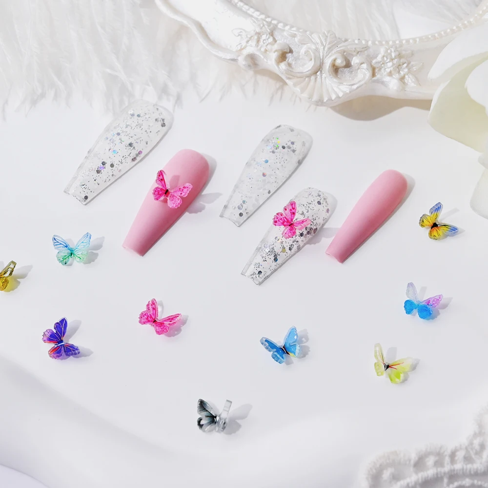 Nail Art Resin Butterfly Charms Rhinestones Mask Queen Nepal